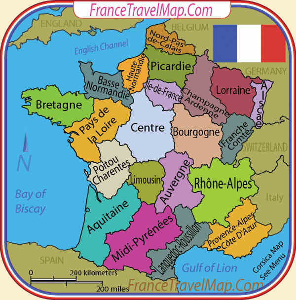 France Region Map